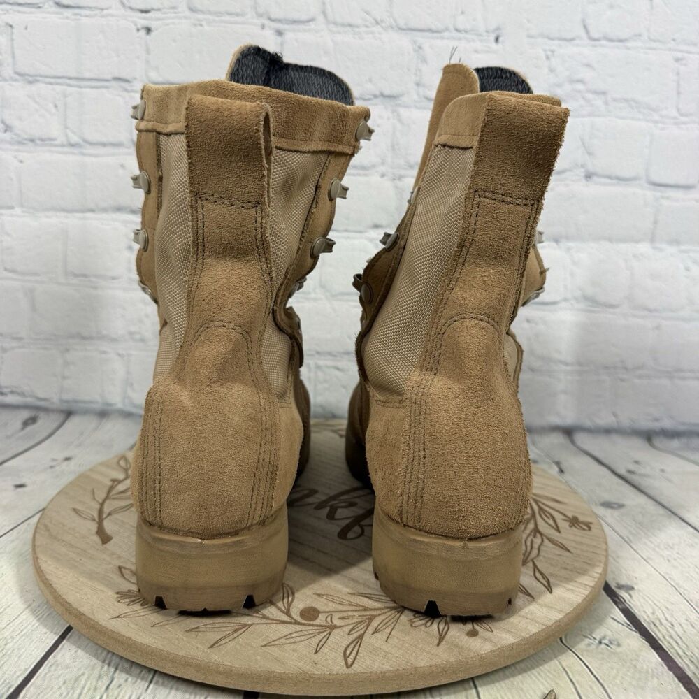 Belleville 790G Gore-Tex Vibram Military Combat Boots Tan Tactical Made USA 4.5R - Picture 7 of 15